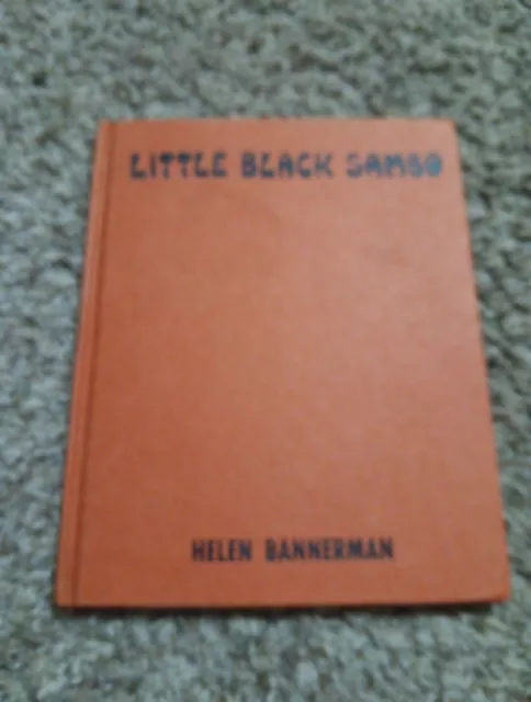 Little Black Sambo By Helen Bannerman Hardcover Orange