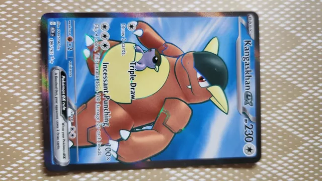  Pokemon - Kangaskhan ex 190/165 - Pokemon 151 - Full Art Ultra  Rare - Single Card : Toys & Games