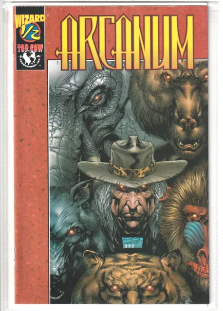1998 ARCANUM #1/2 with COA Top Cow Image Comics Wizard Exclusive Near Mint
