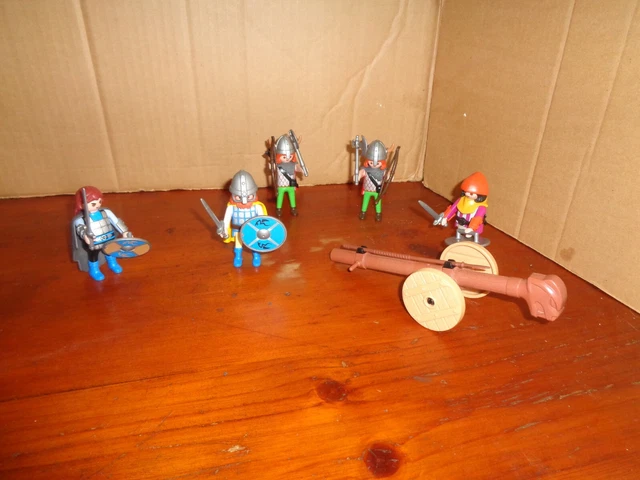 PLAYMOBIL Guerriers Médiévaux – Figs Rares, Neuves Sous Boîte