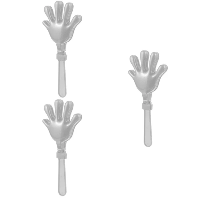 3 pz puntelli portatili in plastica battimano a mano battistrada festa battirumore