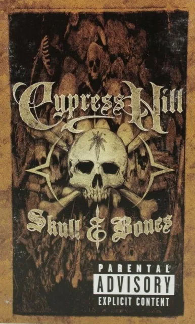 Cypress Hill Skull & Bones Cassette Vintage 2000 Hip-Hop Rap Tested Columbia