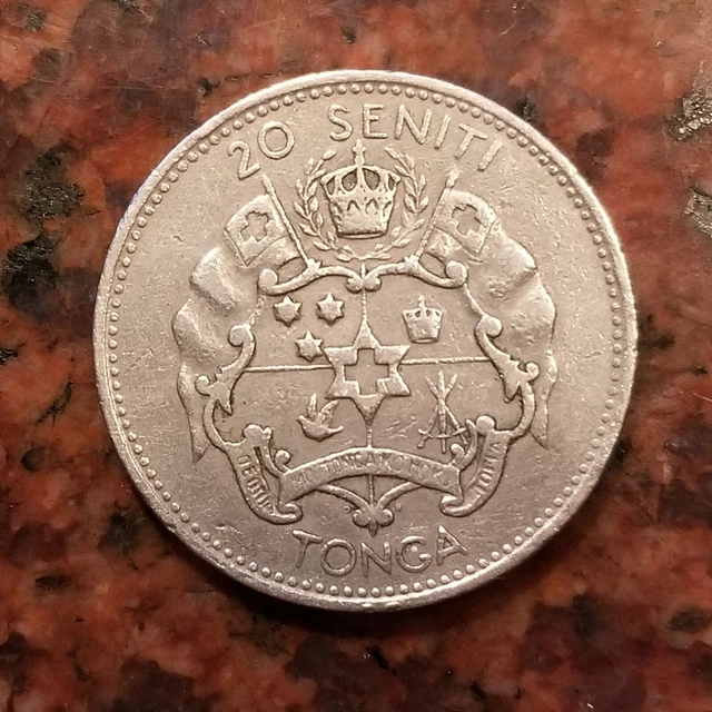 1967 Tonga 20 Seniti Coin - #B0372