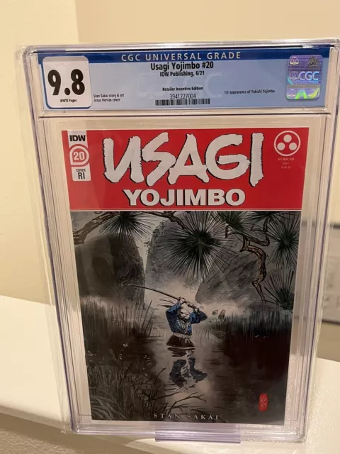 Usagi Yojimbo #20 Retailer incentive 9.8 CGC 1st Appearance Yukichi