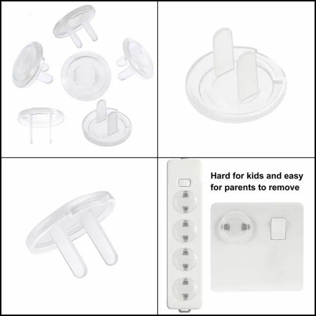 Safety Outlet Plug Protector Covers 52 Pcs Child Baby Proof Electric Shock Guard