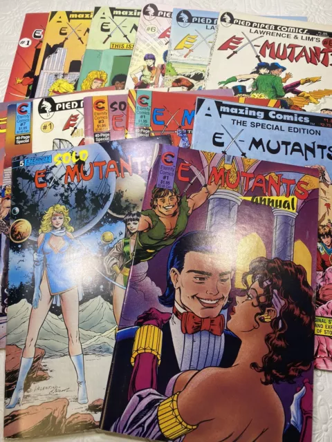 Ex-Mutants Eternity Comic Book Lot 14 Solo Annual Special Edition Micro Series