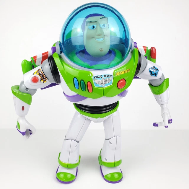 TOY STORY BUZZ Lightyear Power Blaster Blue Helmet 12" Disney Action