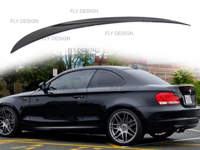 Spoiler Aileron Convient pour BMW E82 E88 1er, Non Peint Becquet Aerofolio