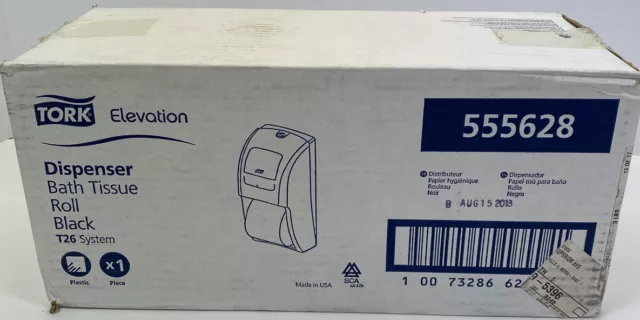 Tork Elevation Bath Tissue Dispenser Black 555628 New & Sealed