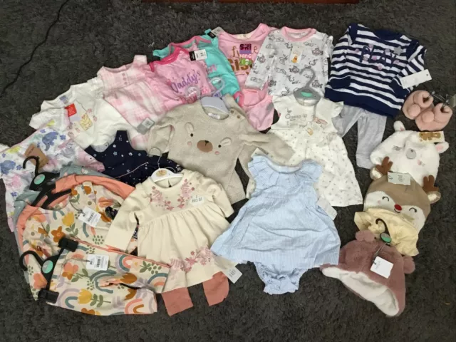 Pacchetto vestiti bambine 3-6 mesi nuovo con etichette