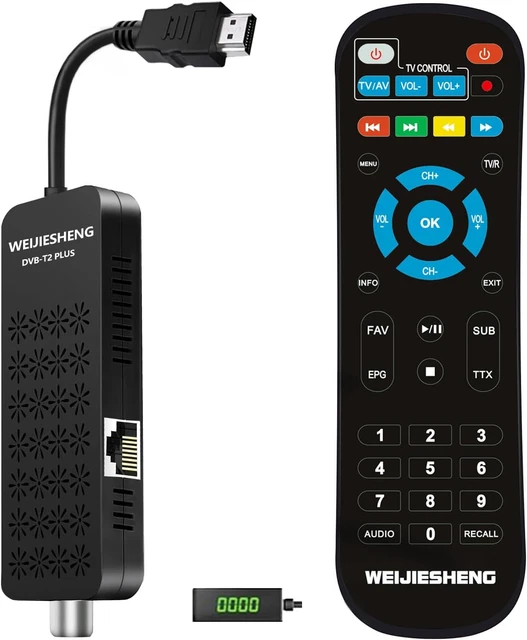 DECODER DIGITALE TERRESTRE 2024,Decoder DVB-T2,HD 1080P H.265 HEVC Main ...