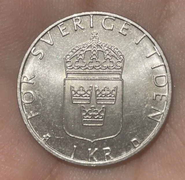 World Coins - Sweden 1 Krona 1991 Coin
