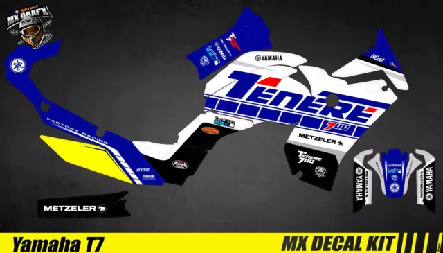 Kit Déco Moto pour / Mx Decal Kit for Yamaha Tenere 700 T7 - T700/3