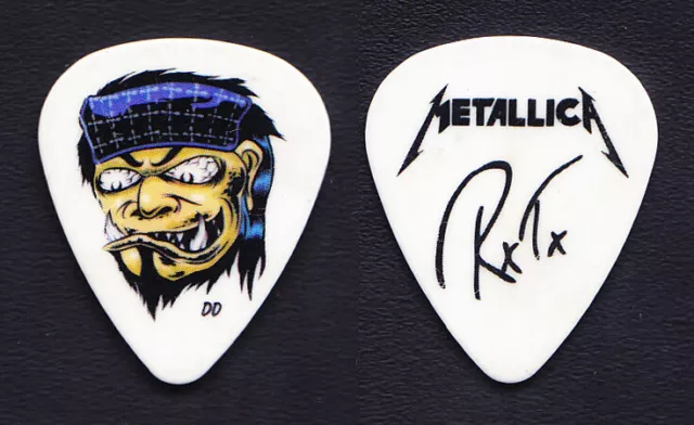 Metallica Robert Trujillo Karikatur Signatur Gitarre Pick - 2012 Tour