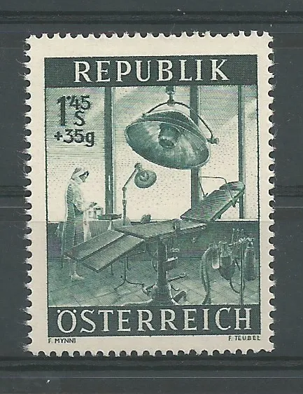 Österreich 1954 Gesundheitsfürsorge 1,45 Schilling + 35 Groschen **
