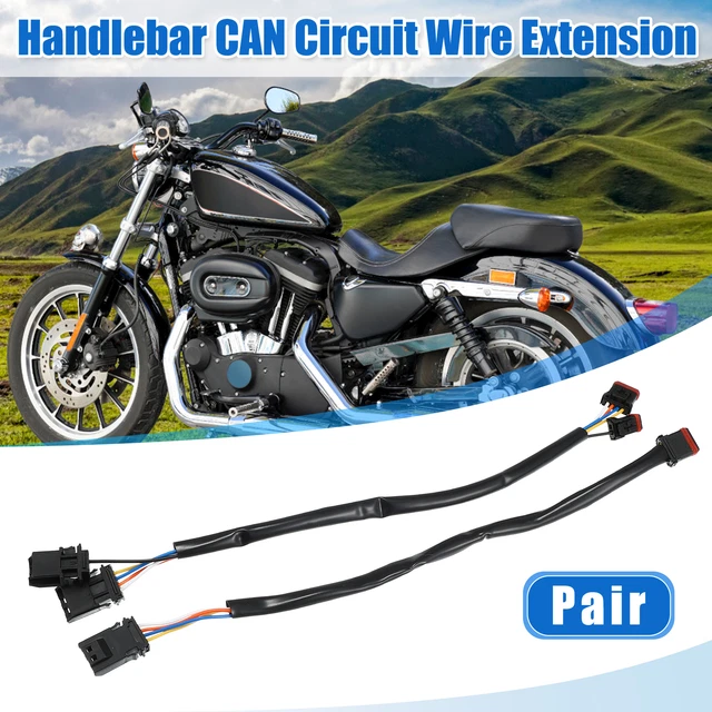 Manubrio 10 pollici CAN Bus Bus Circuit Wire Extension Imbracatura per Harley Softail Dyna