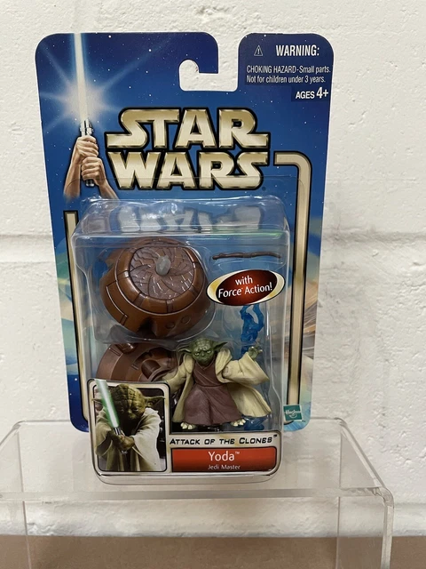 Star Wars Attack Of The Clones Yoda Jedi Master Collection 1 Action Figure