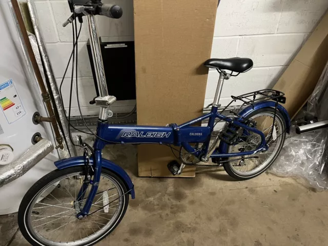 RALEIGH CALDERA AIRLITE Shopper Folding Bike 20 wheel 6 Speed 100.00 PicClick UK