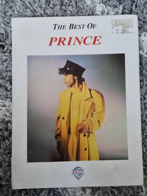 Prince The Best of Music Piano Vocal Guitar (Pvg) Book Sheet Music Rare