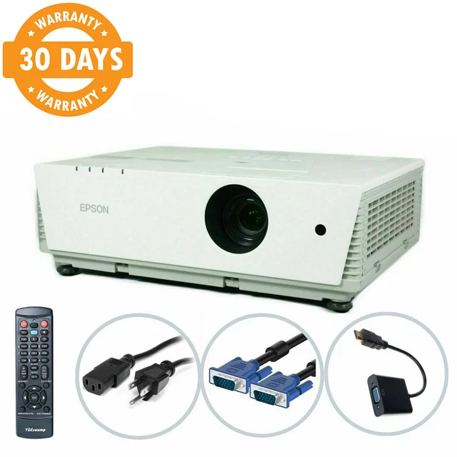Epson PowerLite 6100i 3LCD Projector 3500 ANSI HDMI-adapter HD 1080i Accessories