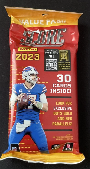 2023 violoncello sigillato Panini Score NFL football americano / confezione valore