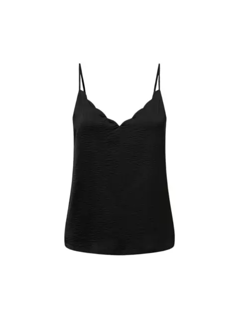 Top Only da donna con tessuto in poliestere riciclato, colore Black Modello: ...