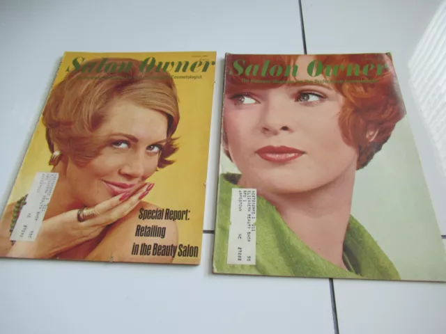 Lot of 2! Salon Owner magazine vintage October & December 1966! ONLY COPIES ebay