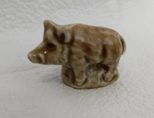 Red Rose Tea Wade Collectible Ceramic Boar Miniature Figurine Animals