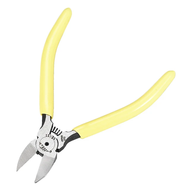 Utoolmart 5-Inch Diagonal Cutting Pliers – Red PVC Handle, Spring Loaded, For Wire & Cable - View #9