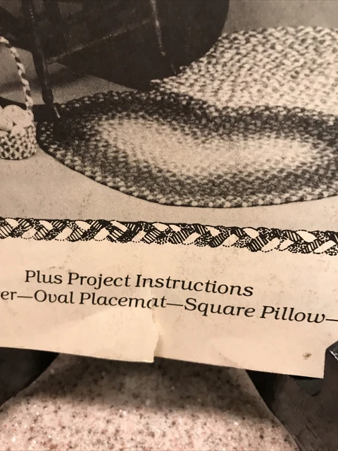 Fabric Rag Rug Braiding Basic Shirley Botsford Braid Craft Instruction Book Only 3