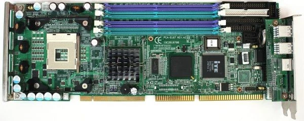 Isa Computer Part PCA-6187VG - PCA-6187 rev.a2 single board computer isa/pci, skt 478 ...