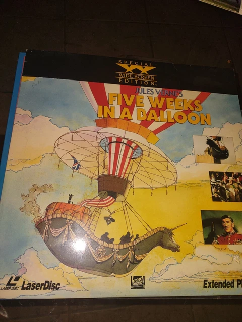 5 Weeks In A Balloon.   LaserDisc