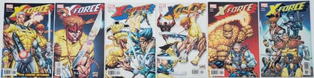 Marvel Comics 6 Comic Books Lot X-Force #1-6 feat. Cable, Shatterstar etc.