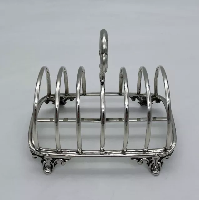 Early 19th Century Antique William IV Sterling Silver Toast Rack Lon1833 Barnard