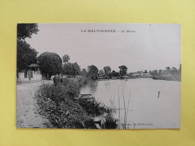 cpa Vue Rare LE PERREUX NEUILLY La MALTOURNÉE La Marne Ed. ROSETTE G. BOUCHETAL