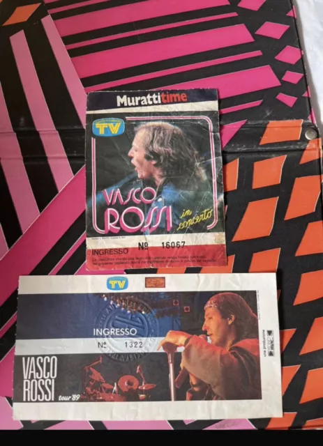 Biglietti concerto Tour 1984/Tour 1989 ITALY VASCO ROSSI