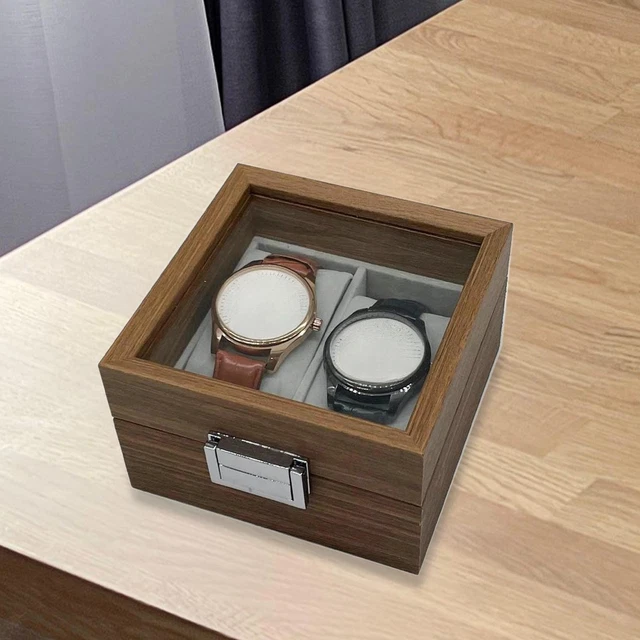 Porta Orologi Da Viaggio In EVA Rigida - Organizer Per 6 Orologi Da Polso E Gioielli
