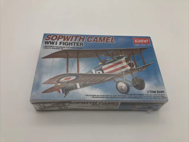 Academy 1/72 Scale British WW I Sopwith Camel---Plastic Model Kit