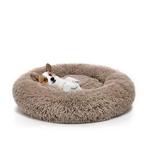 MIXJOY Orthopedic Dog Bed Comfortable Donut Cuddler Round Ultra Soft Washable...