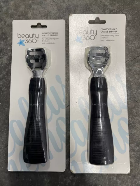 Beauty 360 Comfort Hold Callus Shaver 3 PACK FREE SHIPPING!