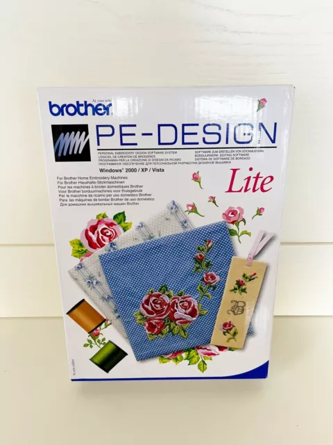 Software de bordado Brother PE Design Lite - totalmente nuevo