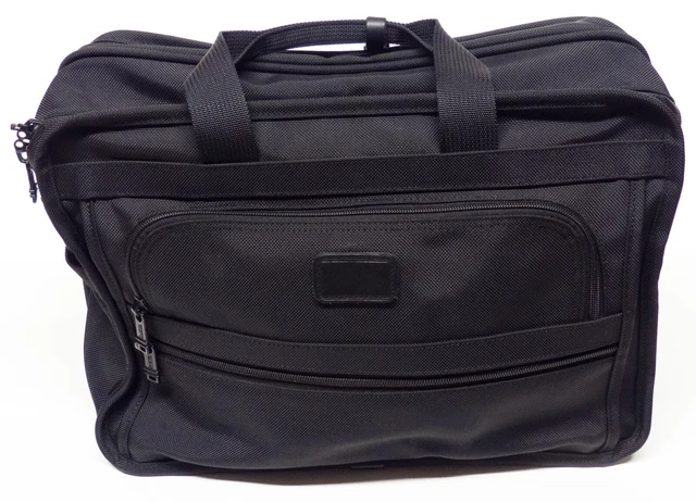 Tumi Alpha Expandable Carry-On Travel Luggage 022121DH in Ballistic Black 3