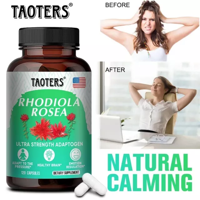 Rhodiola Rosea Capsule 1000mg - Help Energy & Mental Health