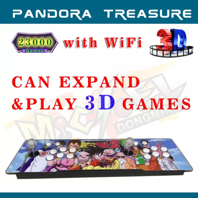 NEW Pandora Box 23000 Games 3D WiFi Retro Games Arcade Console Double Sticks