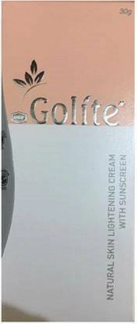 Crema aclaradora natural de la piel Golite con protector solar (30 gm)