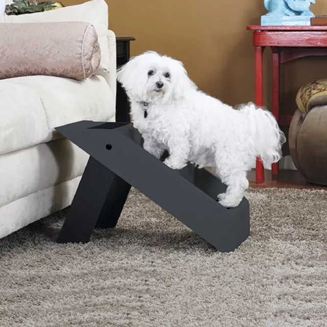 Hundetreppe mit 3 Stufen, Haustiertreppe, klappbar, Hunderampe
