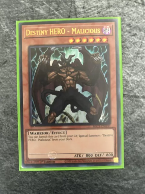 Destiny HERO - Malicious | BLC1-EN030 | Ultra Rare | NM | 1st Edition