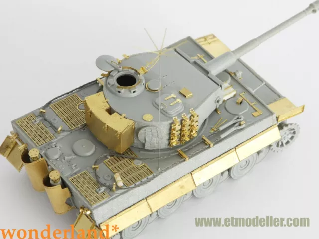 ET Model 1/72 E72-003 WWII German TIGER I Late Production Detail Up part