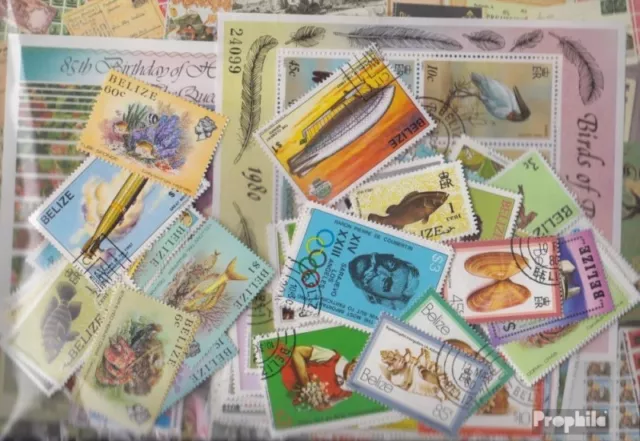 belize Stamps-200 different stamps