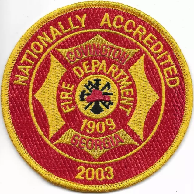 Fire Department NATIONALLY ACCREDITED Patch GEORGIA 2003 USA Feuerwehr Abzeichen